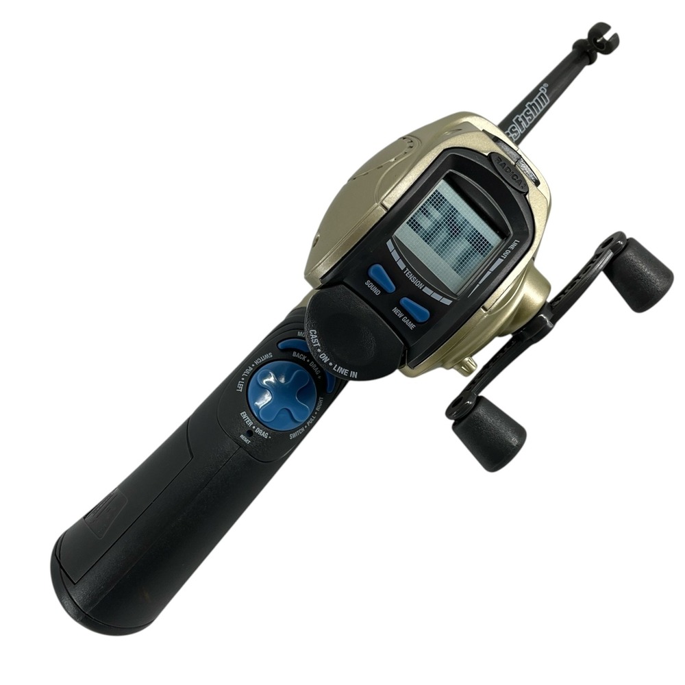 Radica Bass Fishin Handheld Electronic Game 2003 Vintage Fishing Simulator